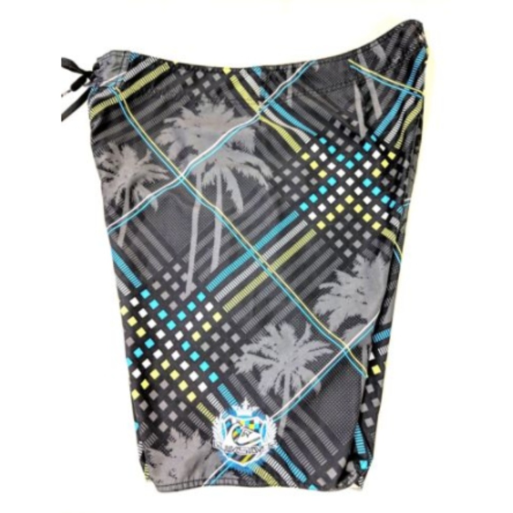 Quiksilver Boardshorts Swimsuit Palm Trees